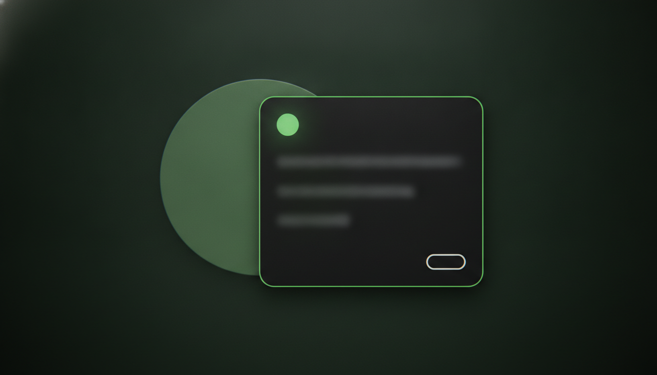 digital rolodex hover note panel